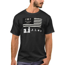 AIは嘘をつく 基本デザイン ダークTシャツ