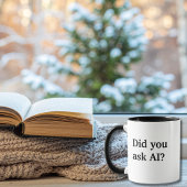 AIは頼たか、同僚のおもしろい引用文 マグカップ