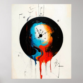 AIを使モダン用して作成されたテキスタイルペンダント ポスター