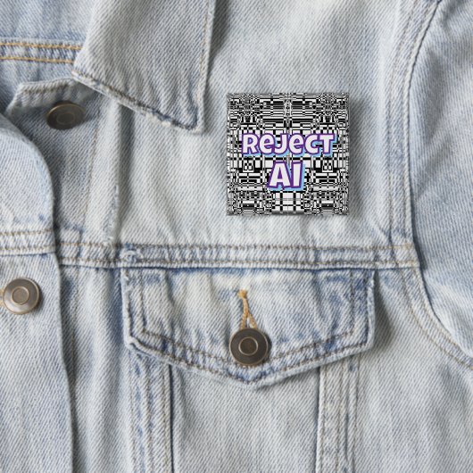 AIを拒絶する 缶バッジ (インサイチュ)