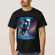 AIを試してみた? メンズ ブラックTシャツ