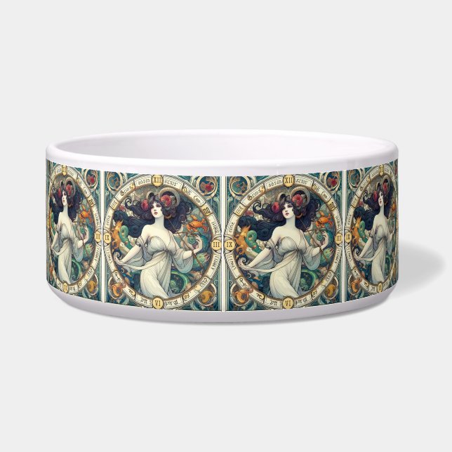 AIアシストアールデコボウルデザインの女性 ボウル (正面)