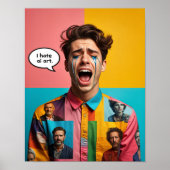 「AIアートが嫌い」 2 ポスター (正面)