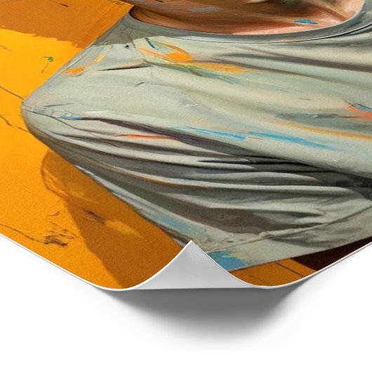 「AIアートが嫌い」 5 ポスター (角)