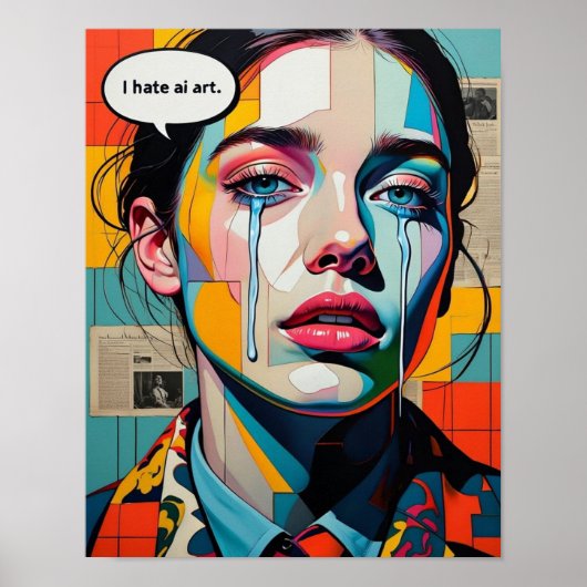 「AIアートが嫌い」 6 ポスター (正面)