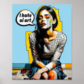 「AIアートは嫌い」 1 ポスター (正面)