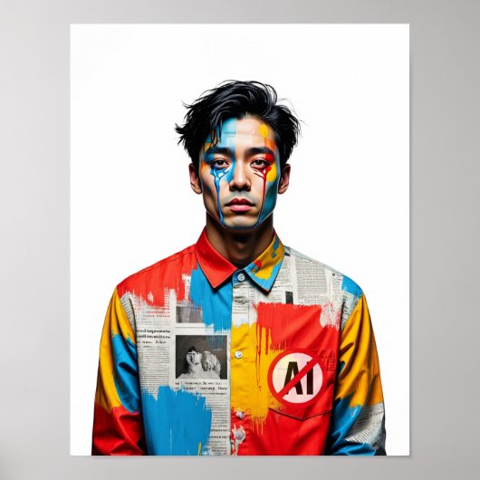 「AIアートは嫌い」 4 ポスター (正面)