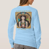 AIアートアースデイ誕生日Tシャツ Tシャツ (裏面)