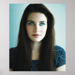 AIアートウーマンポートレートポスター ポスター