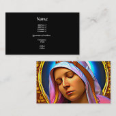 AIアートオブザ賛美ヴァージンマリー 名刺 (正面/裏面)