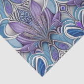 AIアートシルバーブルーラベンダーターコイズ 薄葉紙 (詳細)