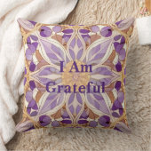 AIアートデザイン私は感謝の肯定枕 クッション (ブランケット)
