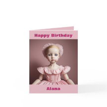 AIアートドールハッピーバースデーカード