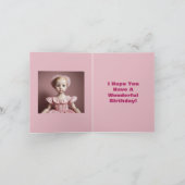 AIアートドールハッピーバースデーカード カード (内部)