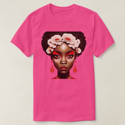 AIアートネイションコロネーションバウハウスアートスタイル Tシャツ (デザイン正面)