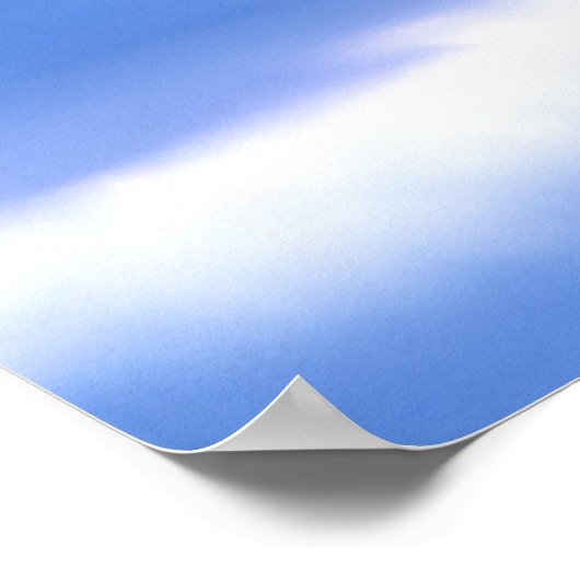 AIアートファンタジーウインターランドとラブリーウサギ ポスター (角)