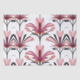 AIアートフローラモダンデザインティッシュペーパー 薄葉紙