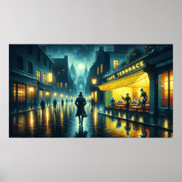 『AIアートランナー』サイバーパンク ポスター