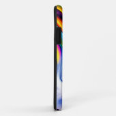 AIアート発クール生青抽象芸術猫 Case-Mate iPhoneケース (裏面/右)