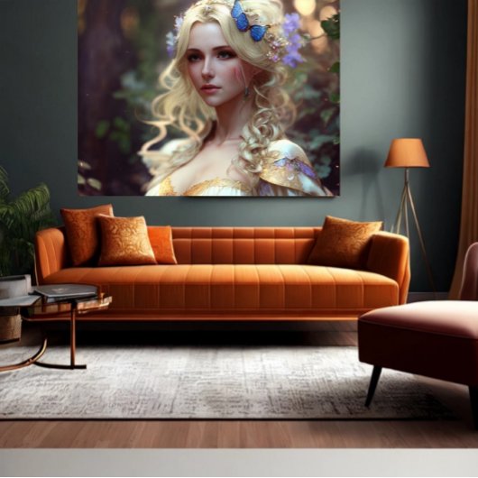 AIアート美しいとファッションモデル ポスター