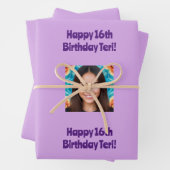 AIアート誕生日フォトラッピング紙 ラッピングペーパーシート (インサイチュ)