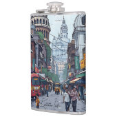 Aiイラストレーション・オブ・コルカタ(インド) フラスク (左)