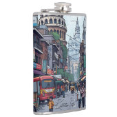 Aiイラストレーション・オブ・コルカタ(インド) フラスク (右)