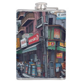 Aiイラストレーション・オブ・コルカタ(インド) フラスク (裏面)