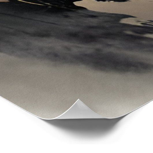 AIインクスケッチ風景ポスター ポスター (角)