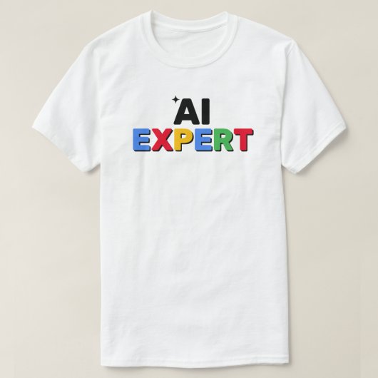 AIエキスパート™ Tシャツ (デザイン正面)