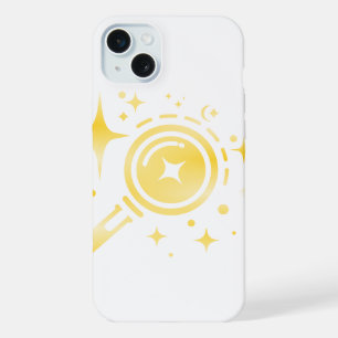AIエンブレムスパークルスター、デジタル時代のビーコン iPhone 15 PLUSケース