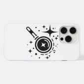 AIエンブレムスパークル星、デジタル時代のビーコン iPhoneケース (裏面横)