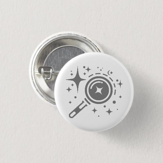 AIエンブレムトゥインクルスター、デジタル時代のビーコン 缶バッジ (正面&裏面)