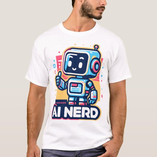 AIオタク レトロボット Tシャツ (正面)