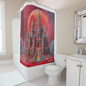 AIキャンディキャッスルシャワーカーテン シャワーカーテン (インサイチュ)