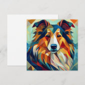 AIキュービズム犬 シーズンカード (正面/裏面)