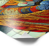 AIキュービズム猫の写真の拡大 フォトプリント            (角)