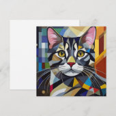 AIキュービズム猫 シーズンカード (正面/裏面)