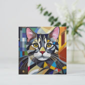 AIキュービズム猫 シーズンカード (スタンド正面)