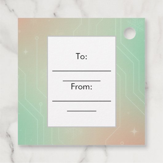 AIギフおもしろいトラベル- 「そのリクエストをラップできない」 フェイバータグ (裏面)