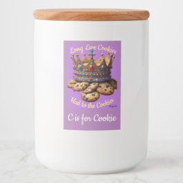 AIクッキー食品コンテナ フードラベル