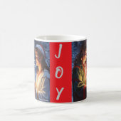 AIクリスマスの暖かさと喜びマグカップ コーヒーマグカップ (中央)