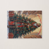 AIクリスマス包まれたパズル ジグソーパズル (横)