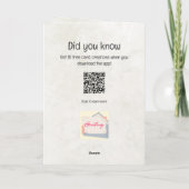 Aiグリーティングカード カード (裏面)