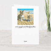 AIグレー虎猫キッ遊テズオンビーチ カード (裏面)