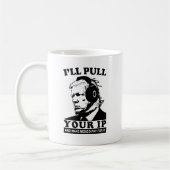 AIゲーマーおもしろいトランプ深いフェイクミームプルIP コーヒーマグカップ (左)