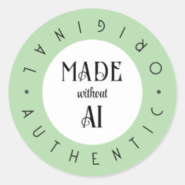 AIシールなしで作られる ラウンドシール