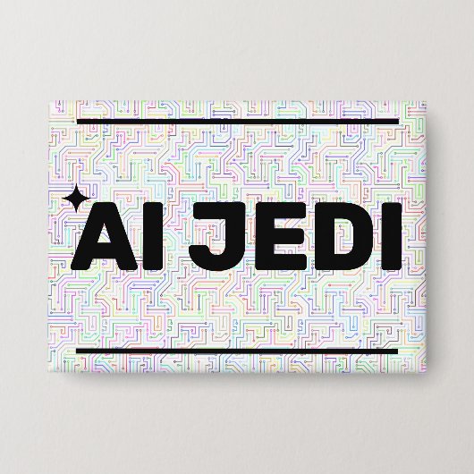 AIジェダイ™ ボタン 缶バッジ (正面)