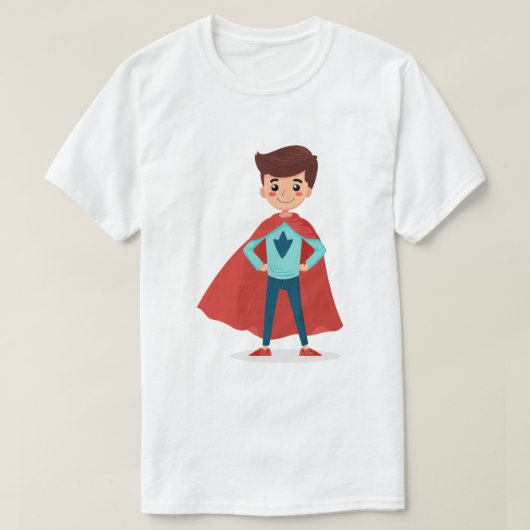 AIスーパーヒーローボーイ Tシャツ (デザイン正面)