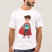AIスーパーヒーローボーイ Tシャツ (正面)